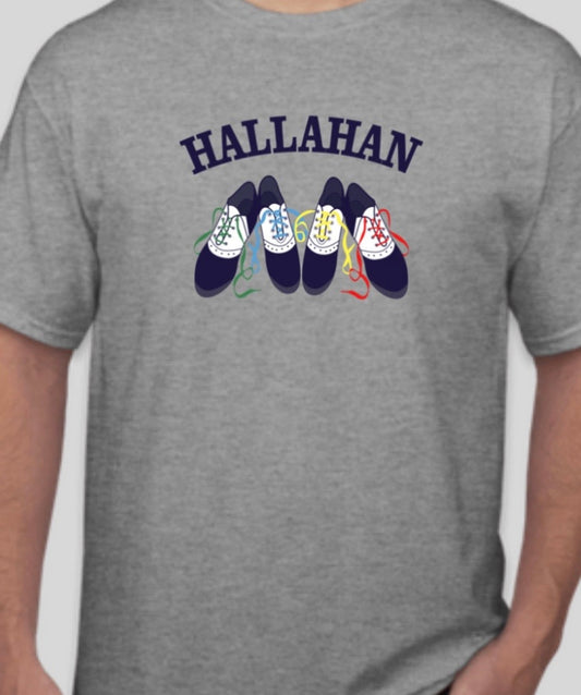 Hallahan shoes t shirt