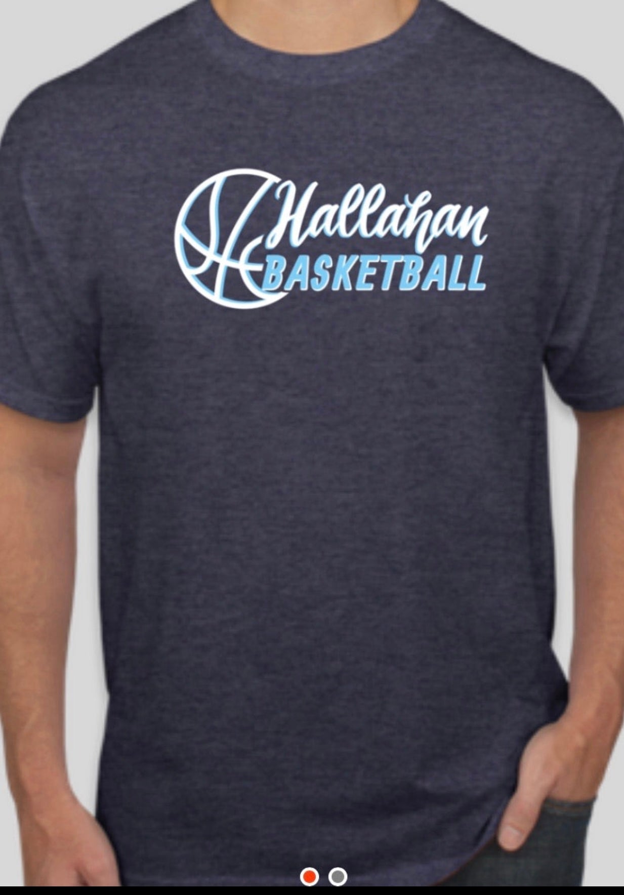 Hallahan basketball tee