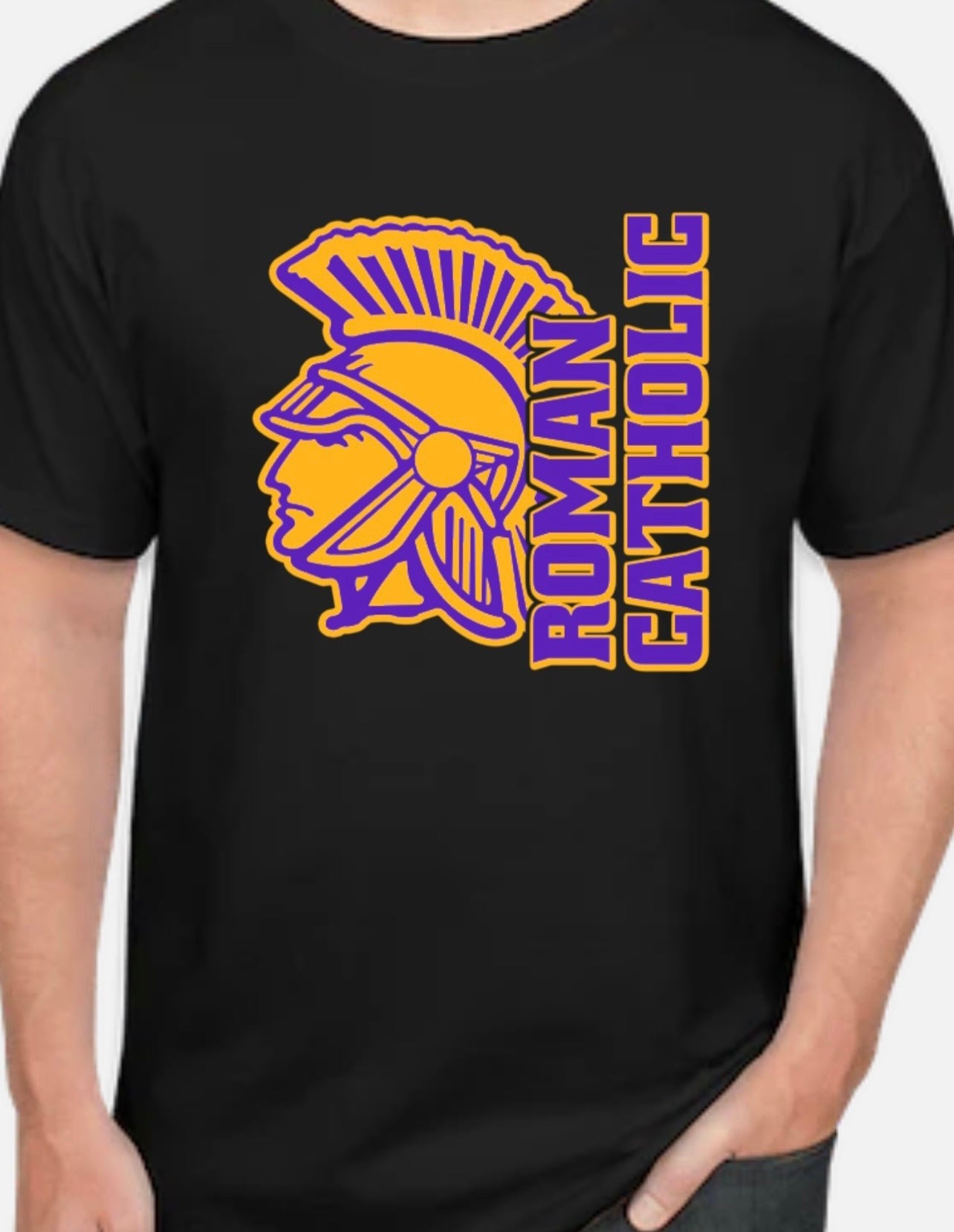 Roman Catholic high school tee