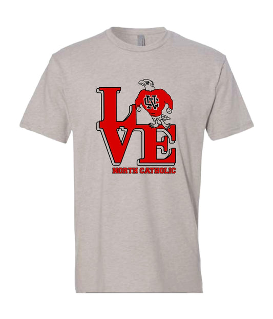 North Catholic love t-shirt