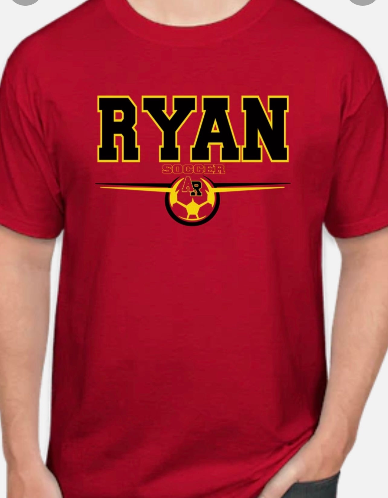 Ryan soccer tee