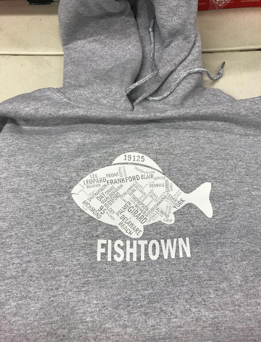 Fishtown fish hoodie