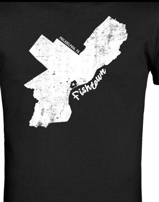 Fishtown street map tee