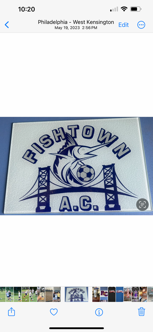 Fishtown cutting board