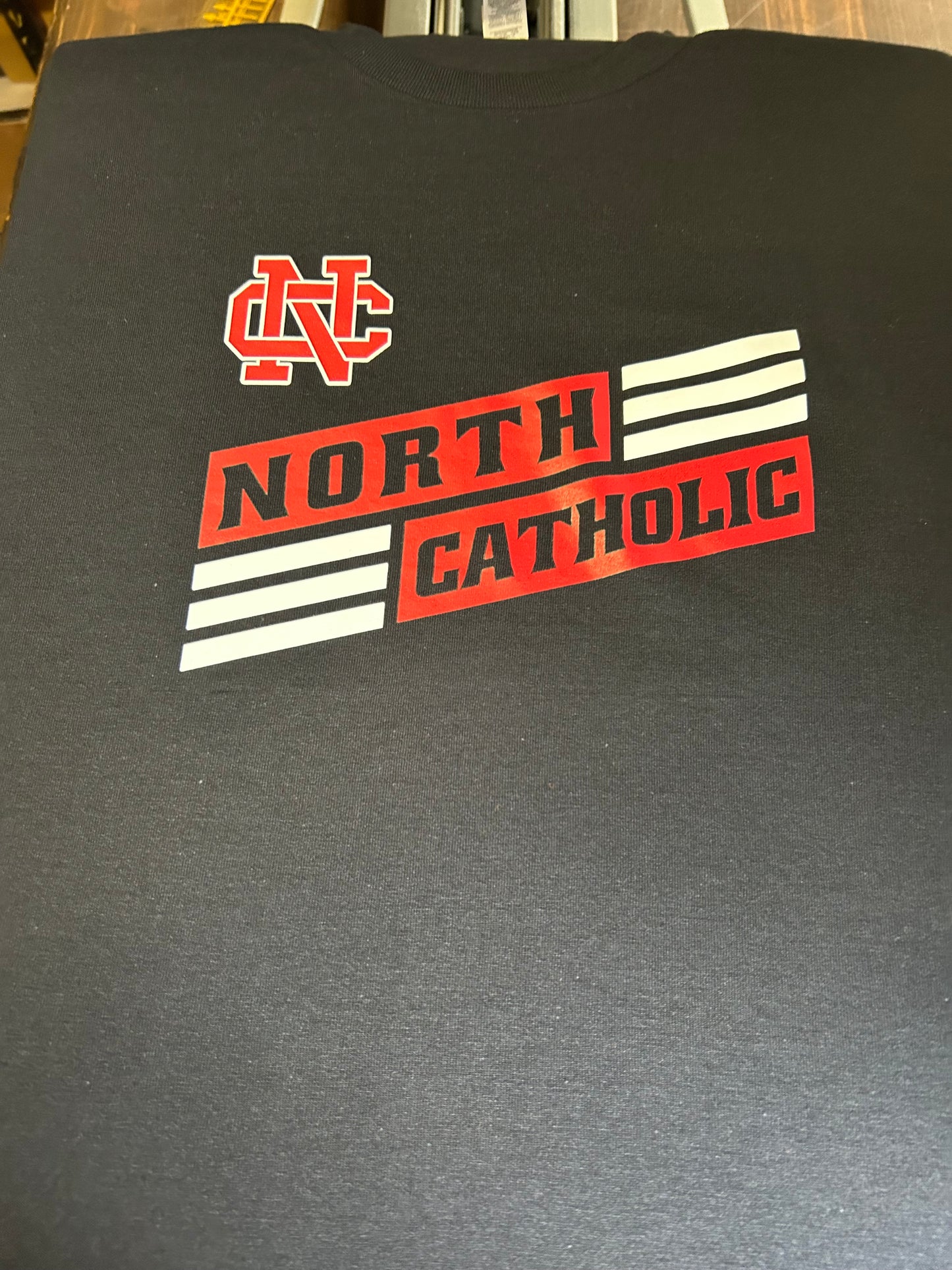 North Catholic falcon tee